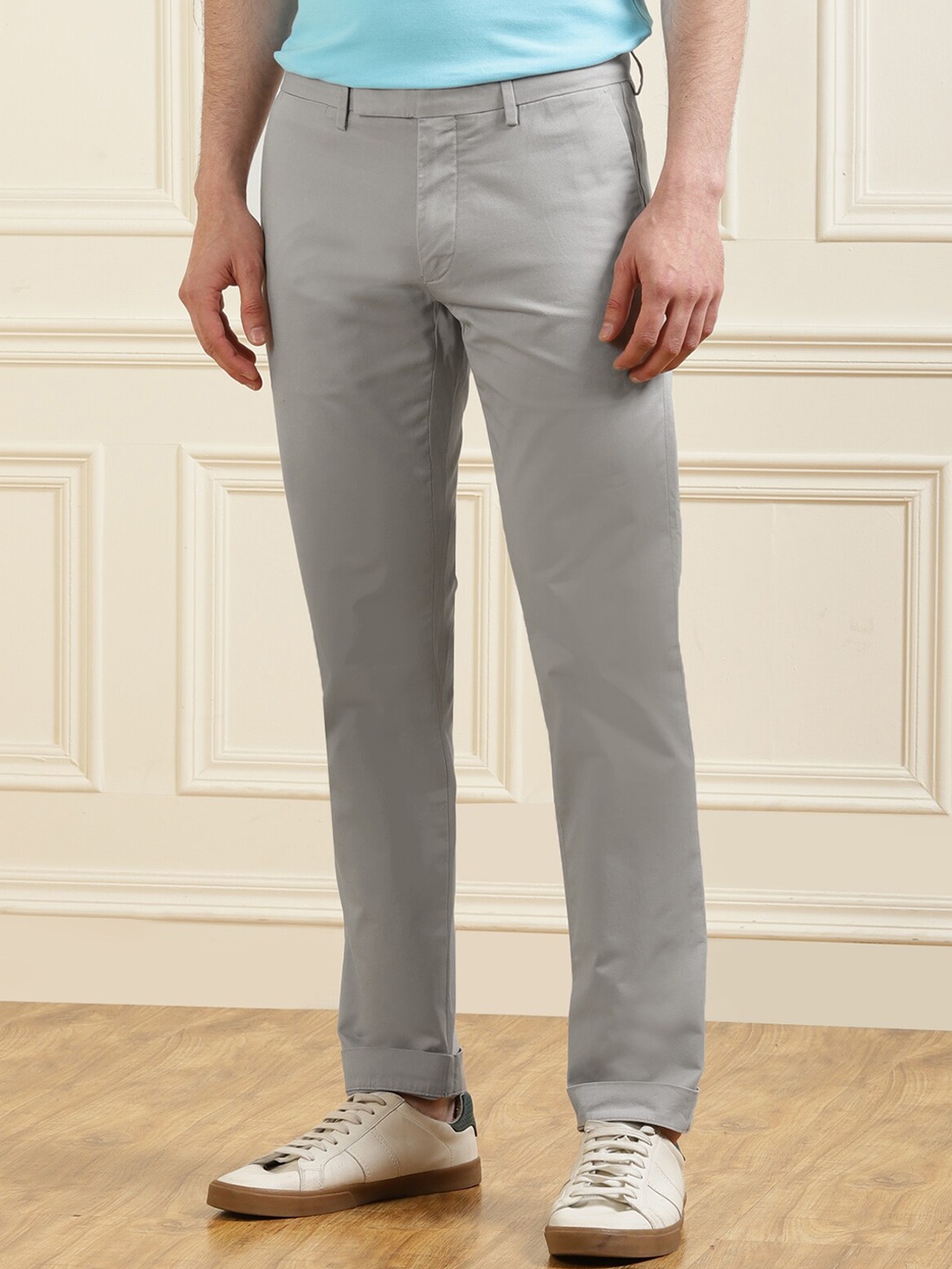 

Polo Ralph Lauren Men Grey Easy Wash Regular Fit Trousers