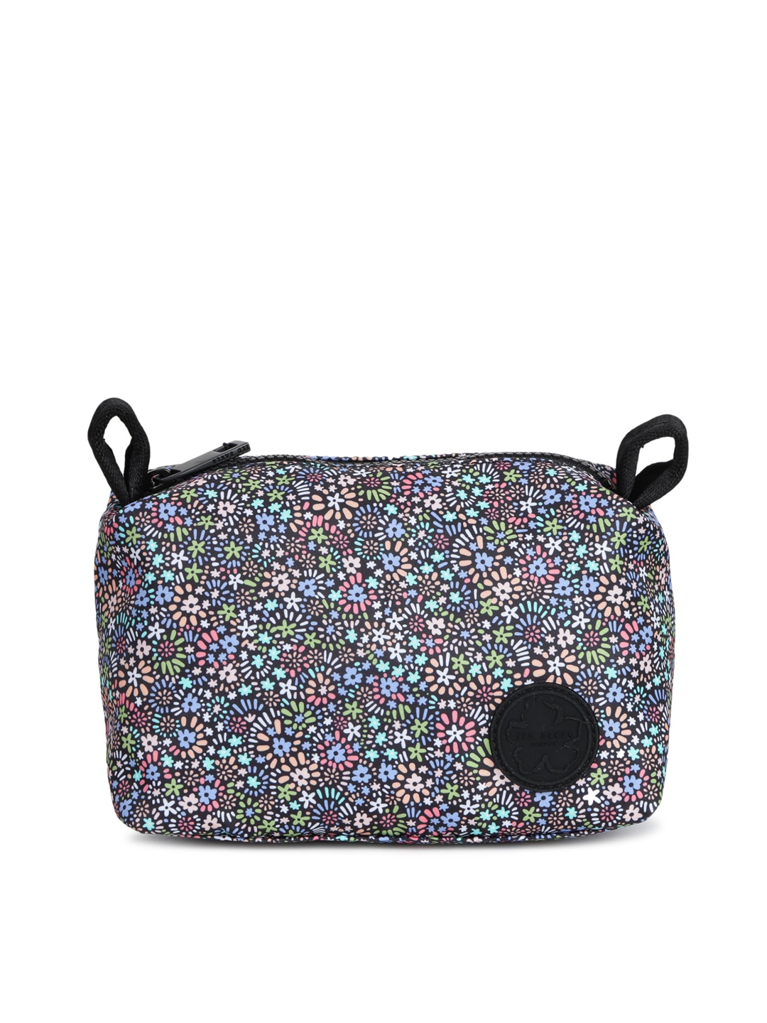 

Ted Baker Black Floral Printed Structured Handheld Bag