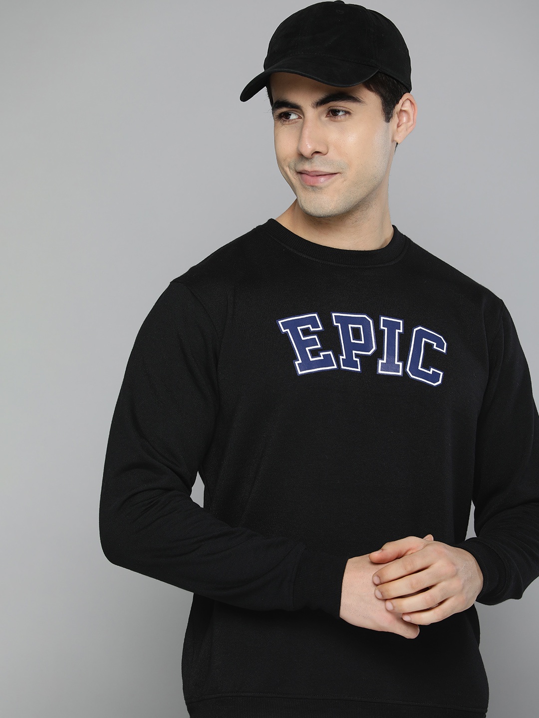 

Harvard Men Black Typography Print Sweatshirt