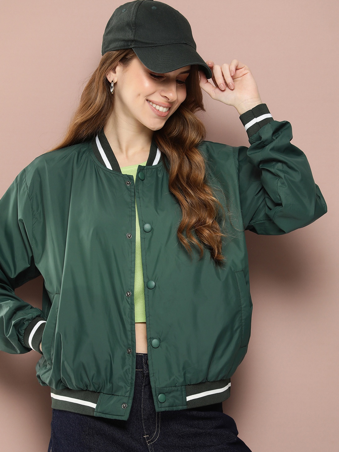 

Harvard Bomber Jacket, Green