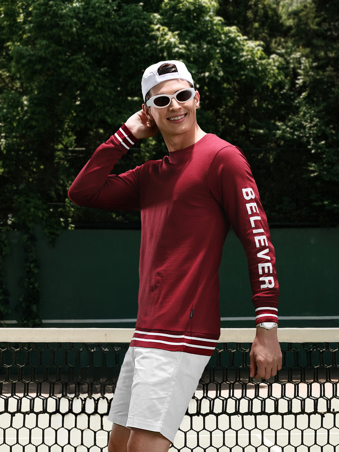 

Harvard Men Maroon Round Neck Long Sleeves Pullover Sweatshirt