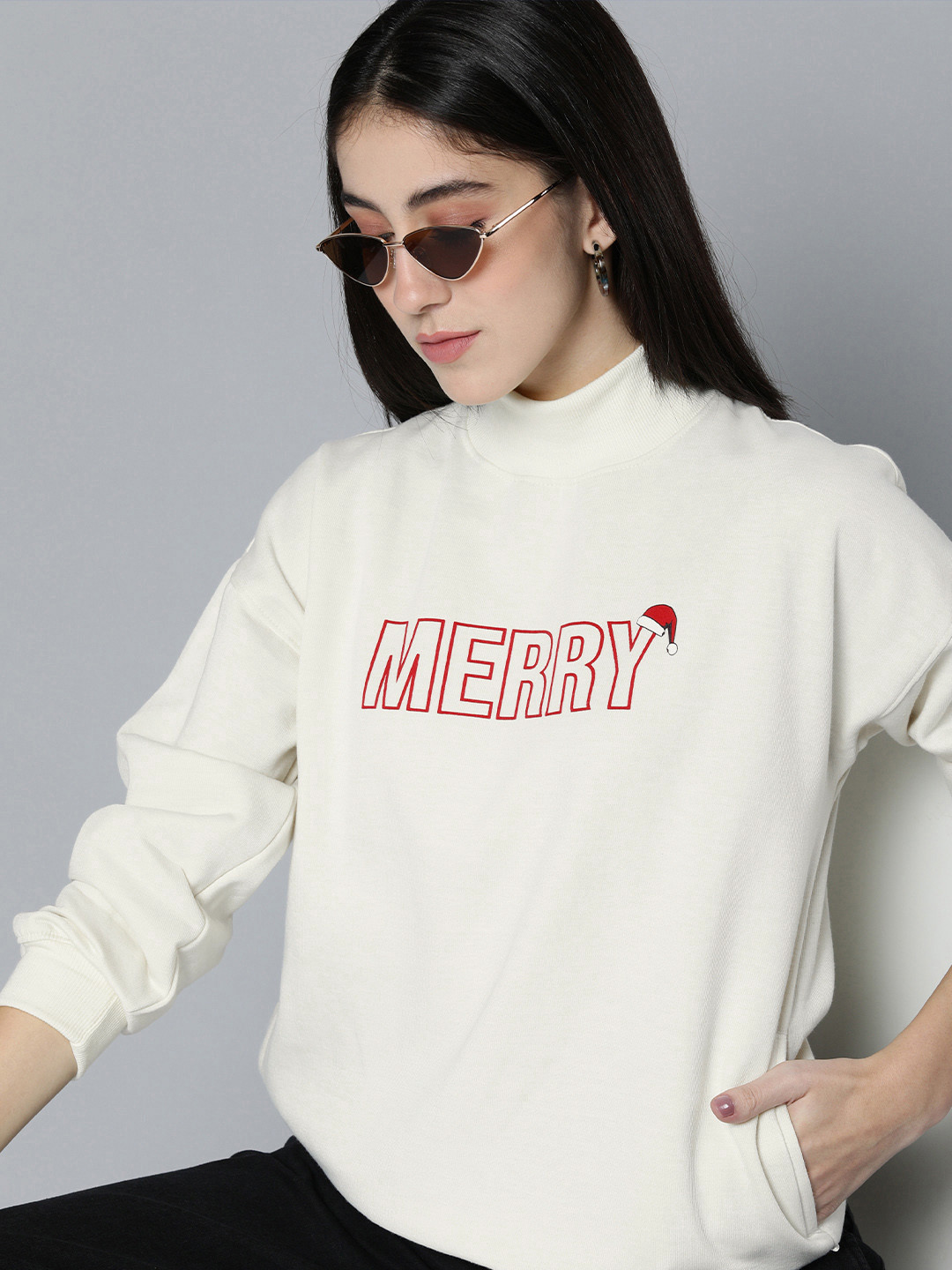 

Harvard Women Cream-Coloured Typography Printed Sweatshirt