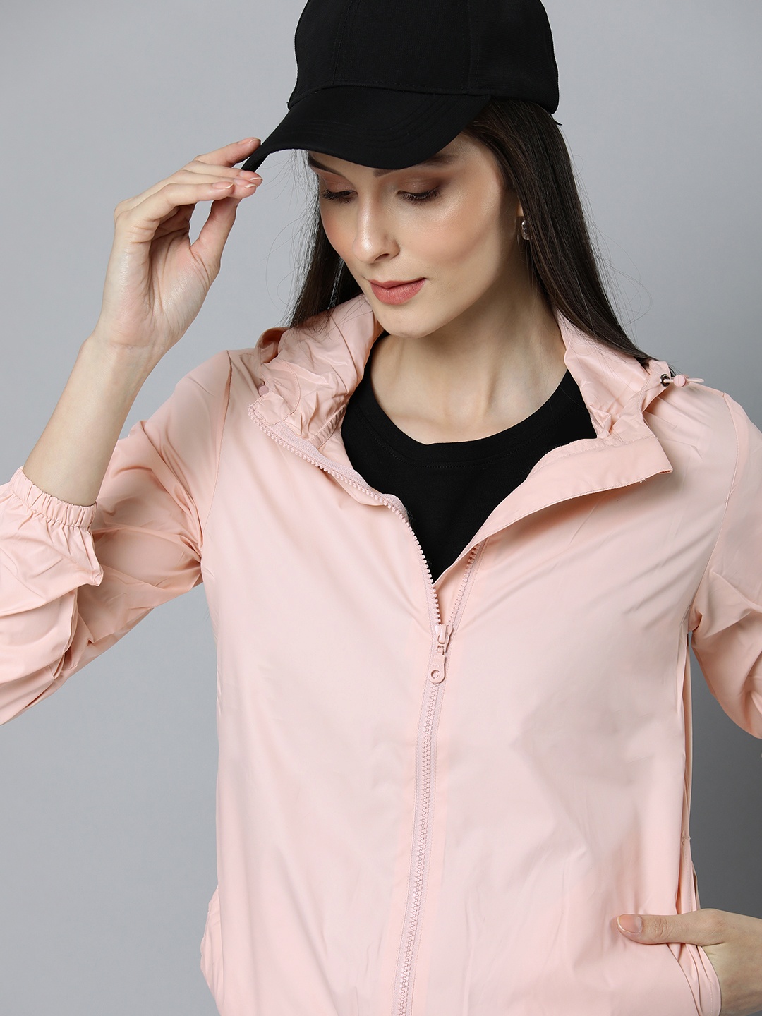 

Harvard Women Pink Bomber Jacket