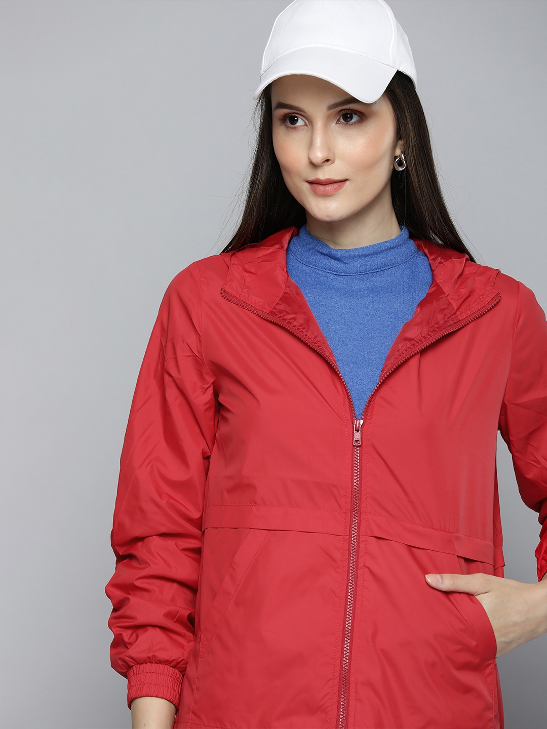

Harvard Women Red Bomber Jacket