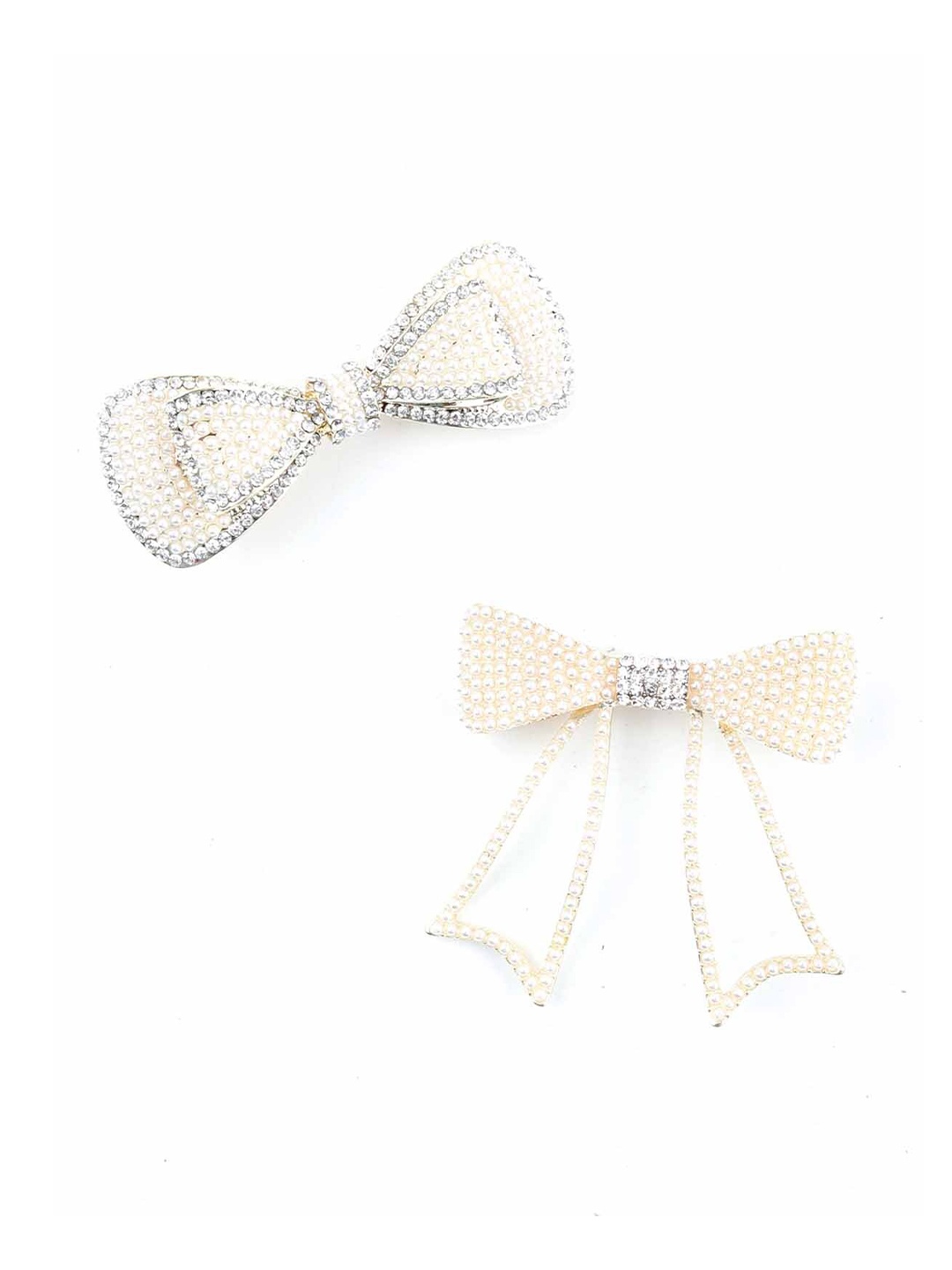 

ODETTE Women White Alligator Hair Clip