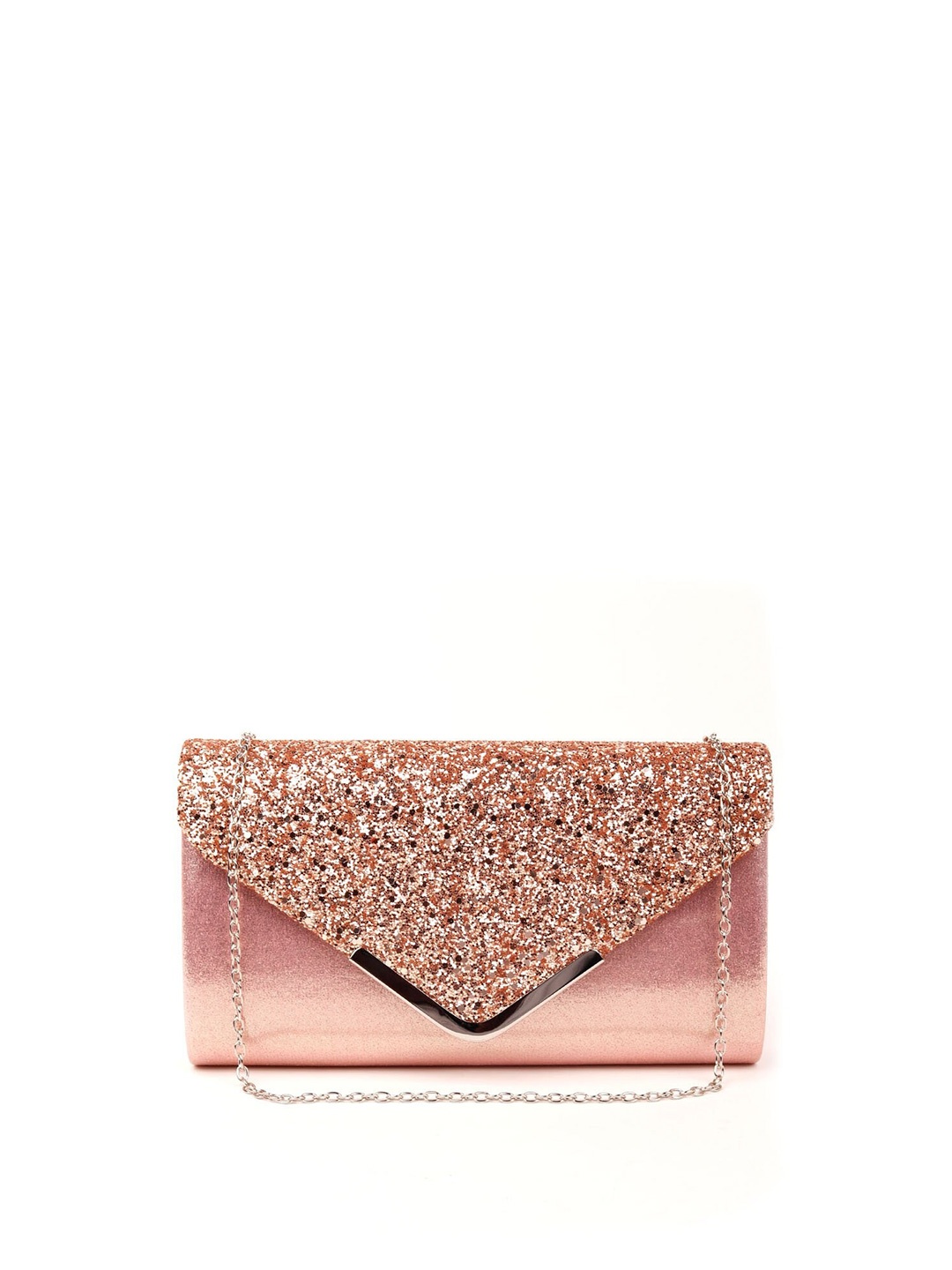 

ODETTE Gold-Toned & Bronze-Toned Embellished Envelope Clutch