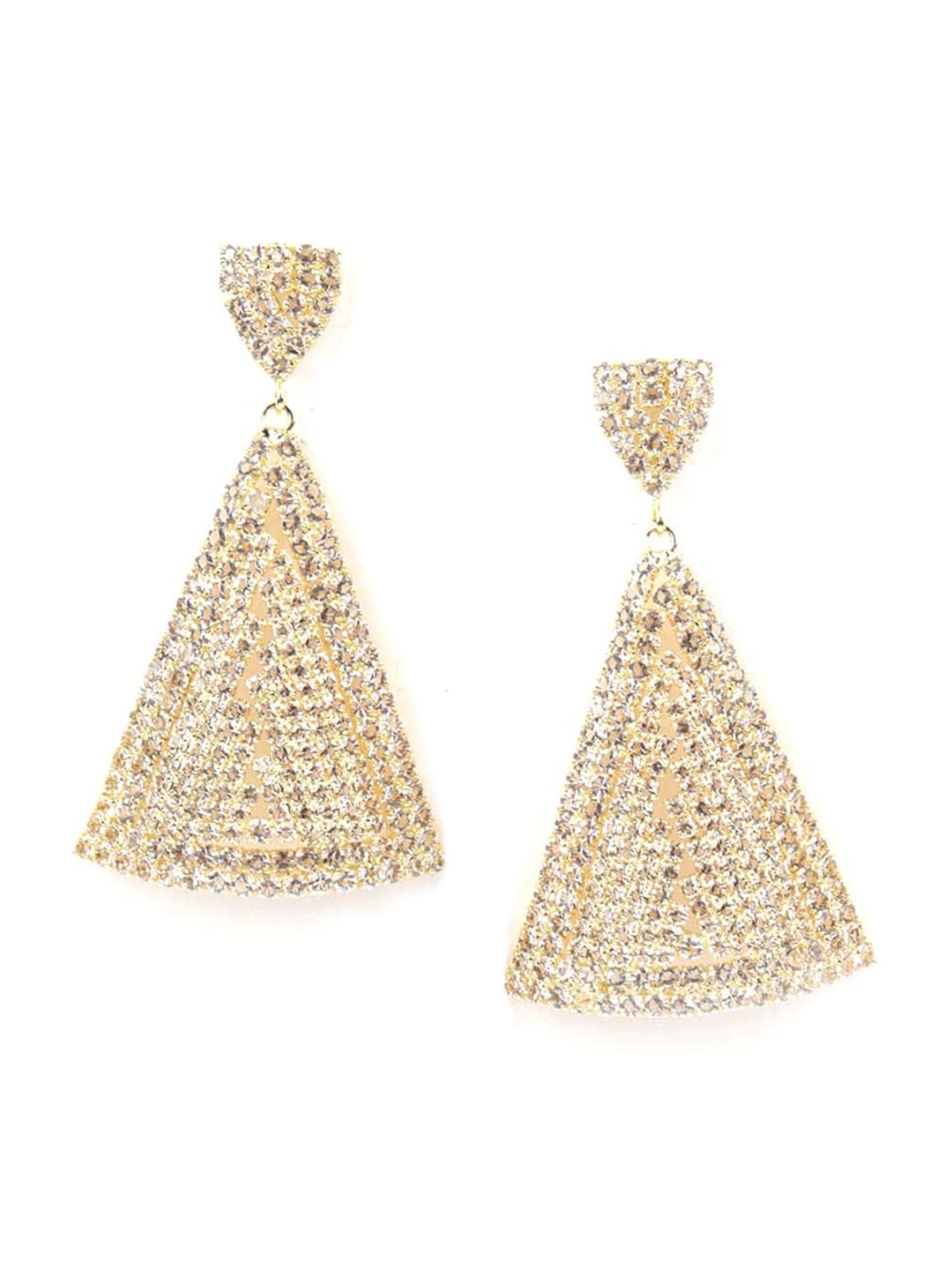 

ODETTE Women Gold-Toned Classic Drop Earrings
