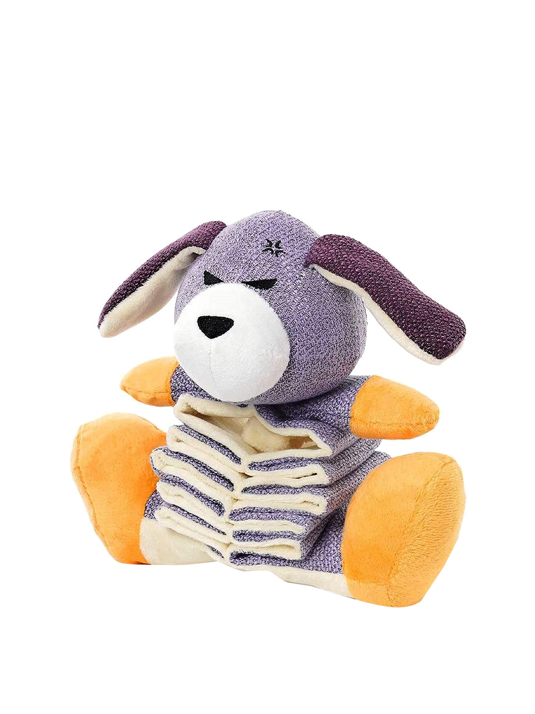 

Pawsindia Purple & Yellow Pure Cotton Dog Toy