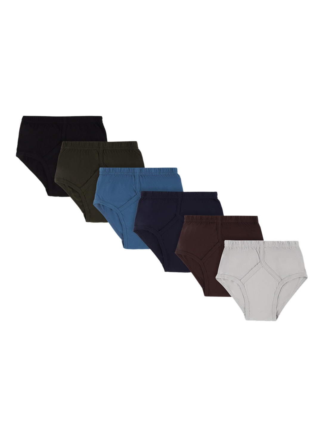 

Bodycare Kids Boys Pack Of 6 Assorted Solid Briefs KIA003-PK004_P6