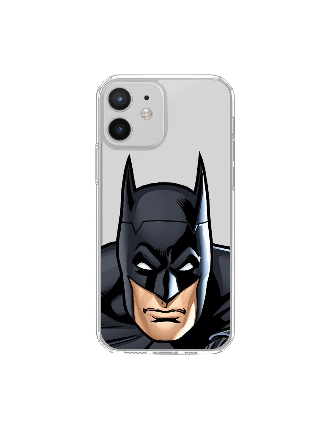 

macmerise Transparent & Black Fierce Batman iPhone 12 Phone Case