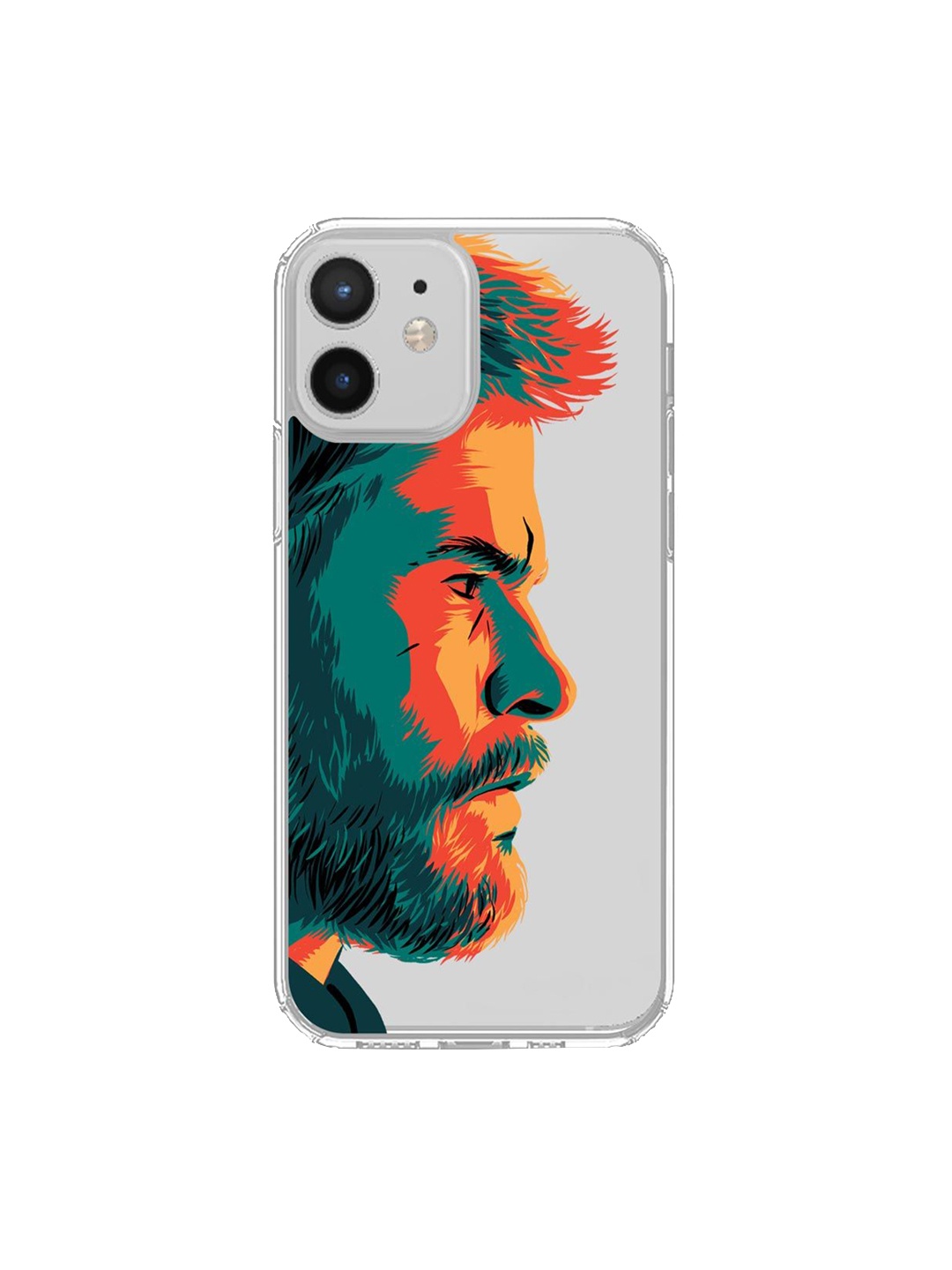 

macmerise Transparent & Orange Illuminated Thor iPhone 12 Phone Case