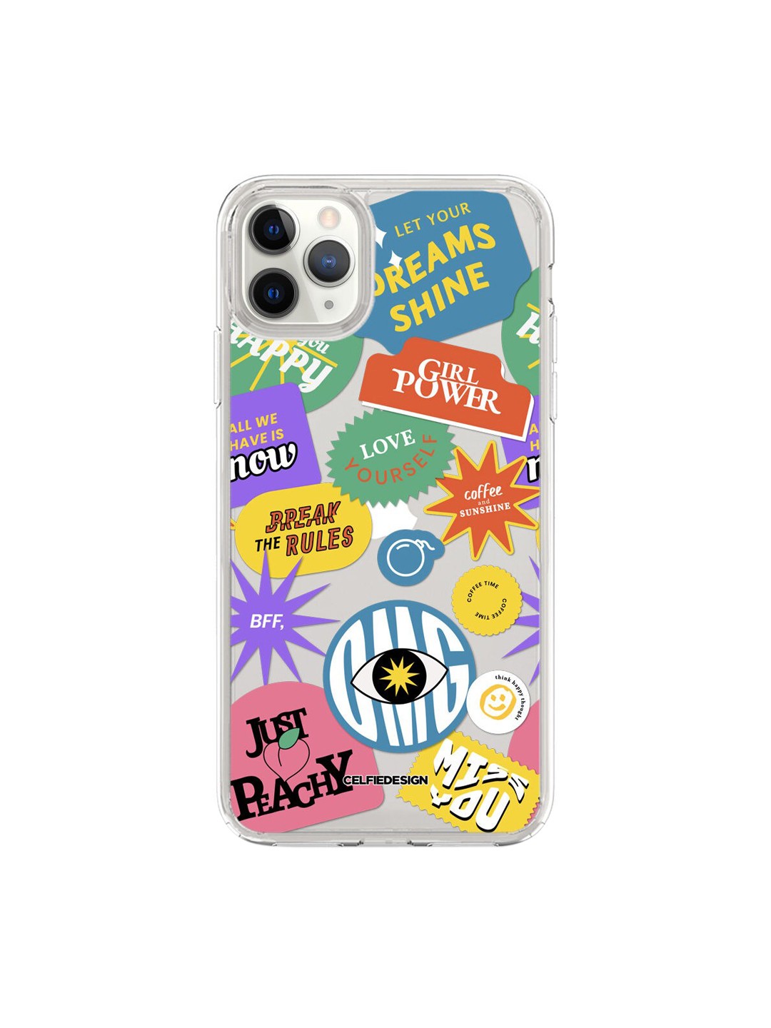 

macmerise Sassy Girl iPhone 11 Pro Back Case, Multi