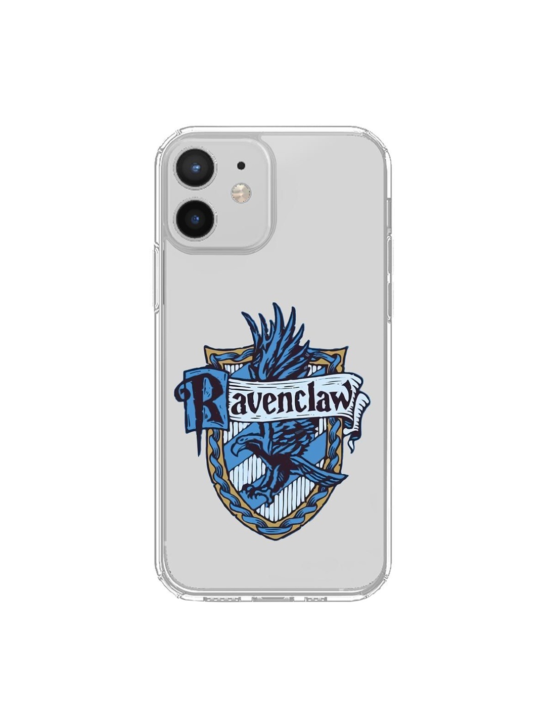 

macmerise Blue Crest Ravenclaw Printed iPhone 12 Back Clear Case