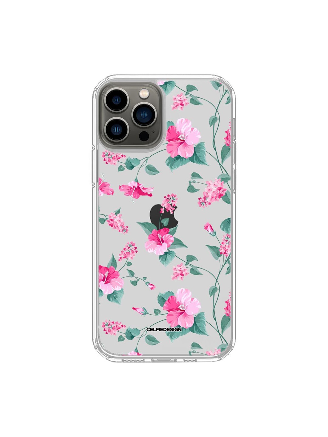 

macmerise Transparent Printed iPhone 13 Pro Back Cover