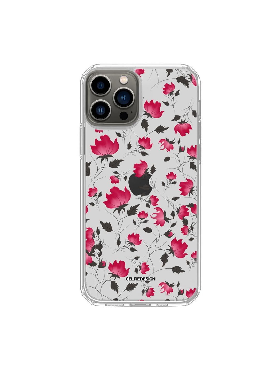 

macmerise Transparent SK Calliope Pink Flame Clear Case for iPhone 13 Pro