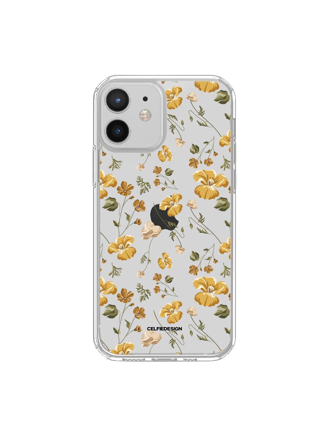 

macmerise Mulitiocolored SK Shining Prim Rose iPhone 12 Clear Case, Multi