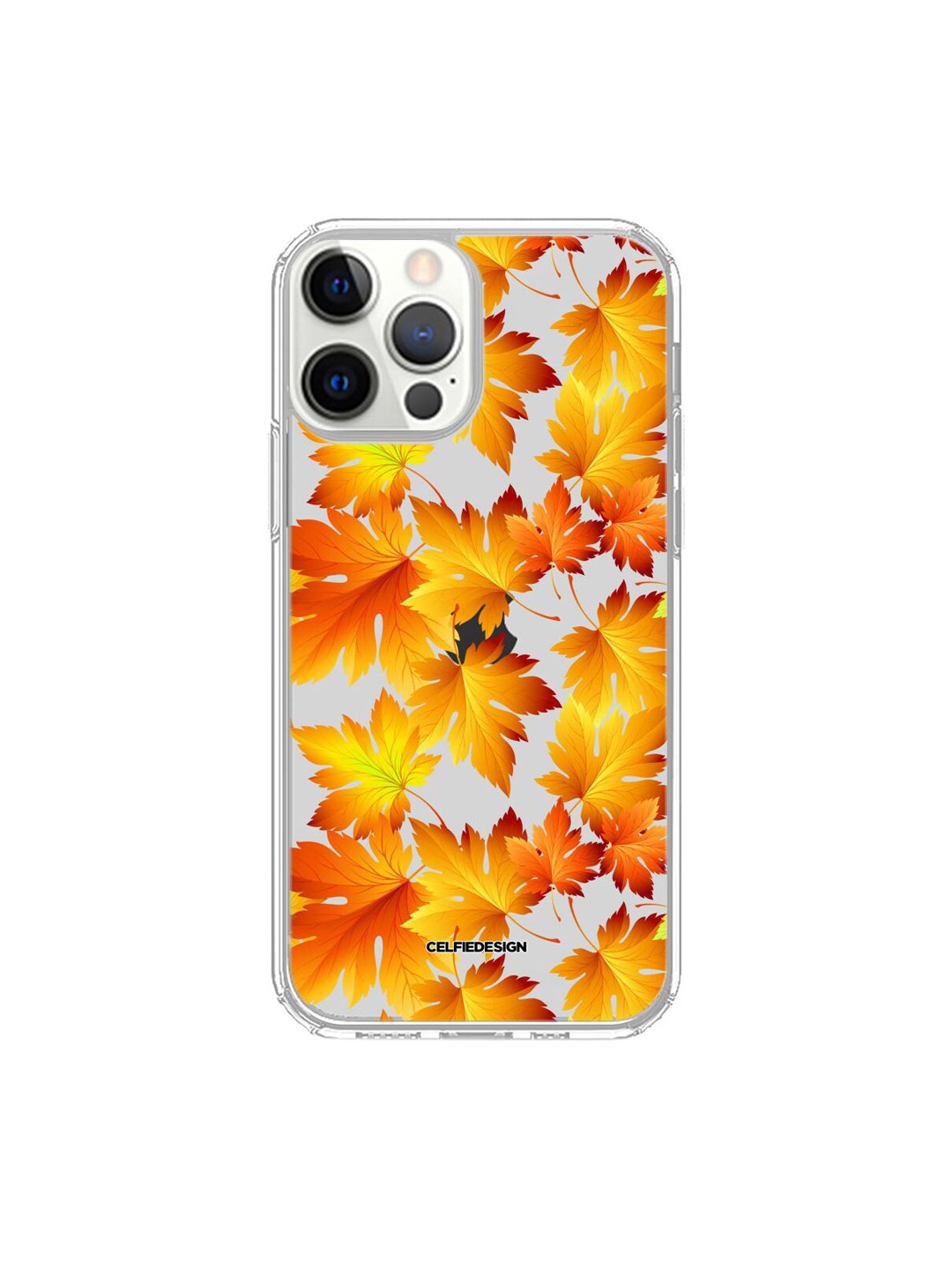 

macmerise Transparent & Yellow SK Autumn Embrace Clear Case for iPhone 12 Pro