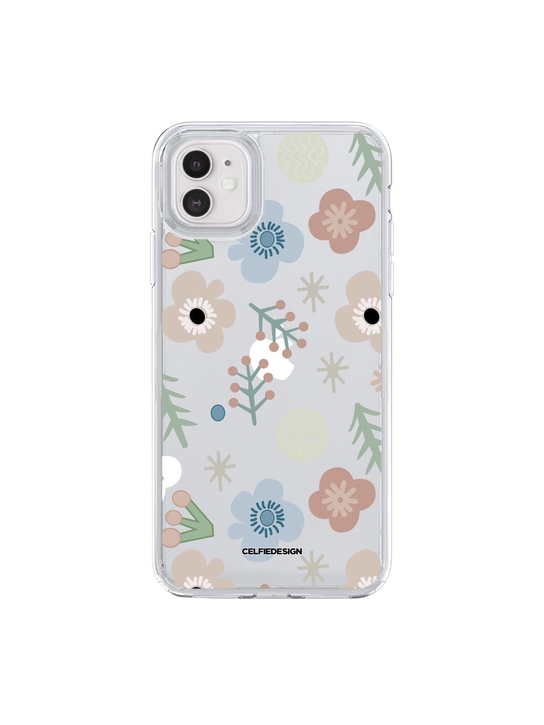 

macmerise Multi-Coloured iPhone 11 Clear Back Case