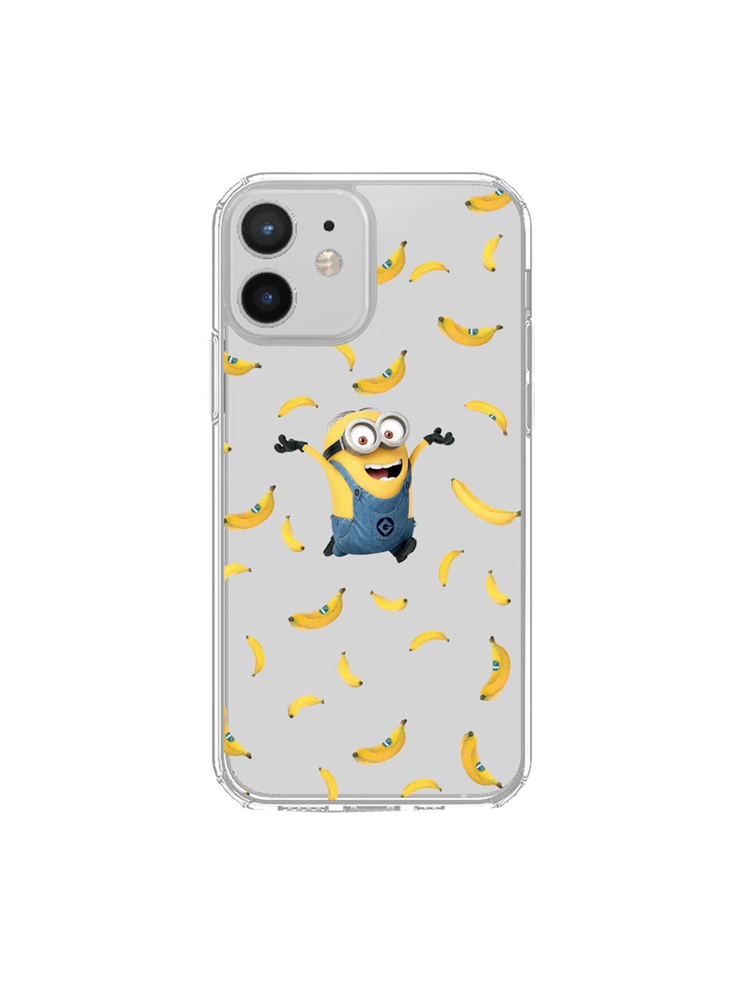

macmerise Transparent & Yellow iPhone 12 Clear Back Case
