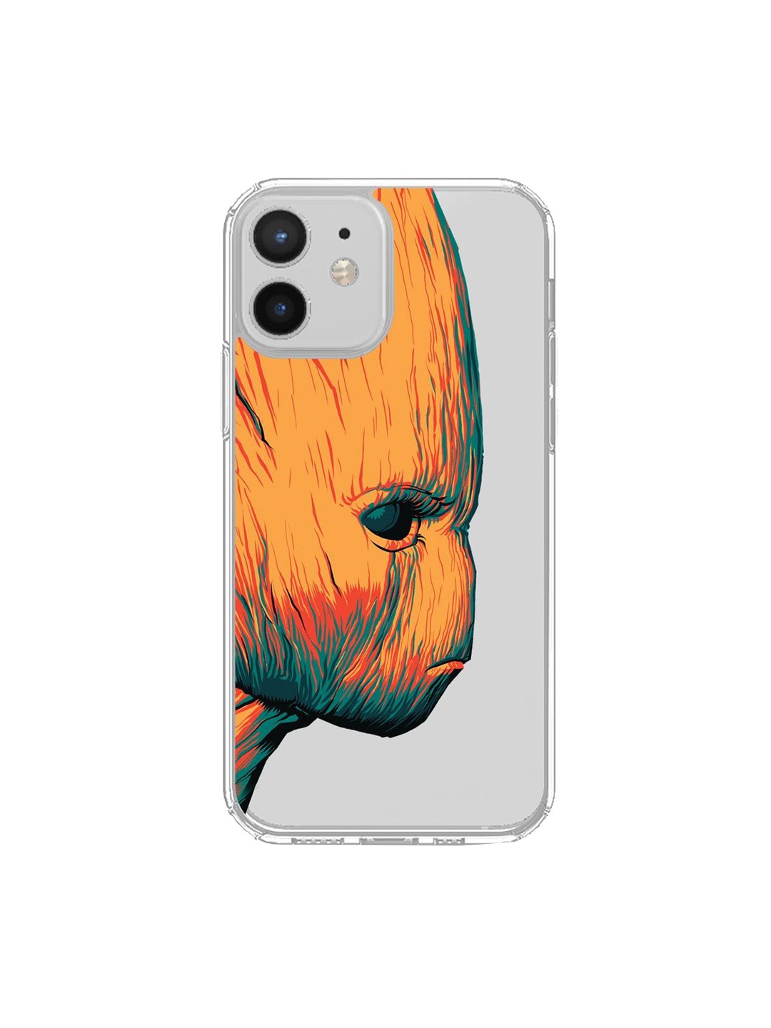 

macmerise White & Orange Illuminated Groot iPhone 12 Back Case