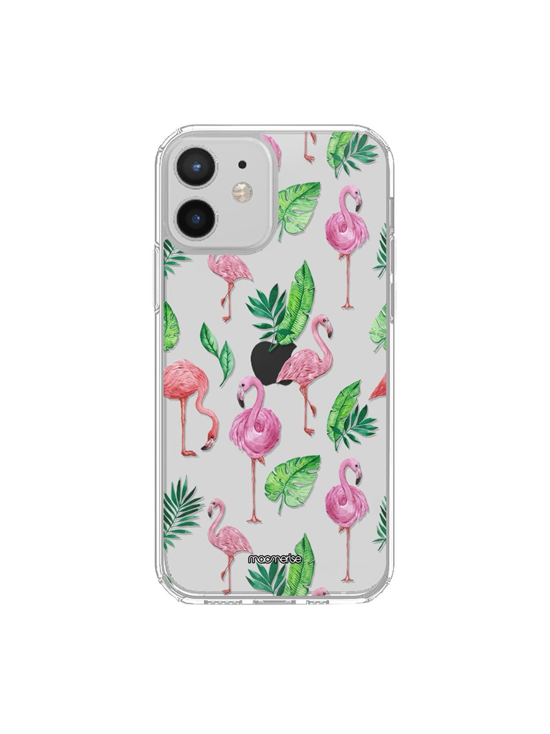 

macmerise Transparent & Green Flamboyance iPhone 12 Mini Clear Back Case