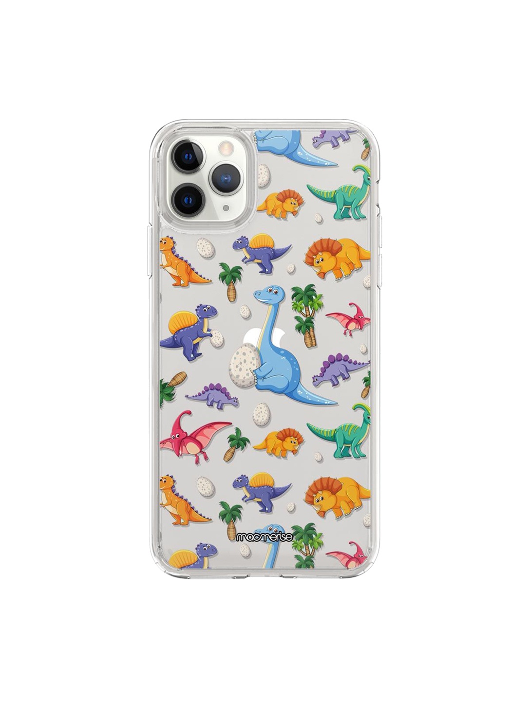 

macmerise Unisex Multi Cute Dinosaurs Printed iPhone 11 Pro Max Back Case