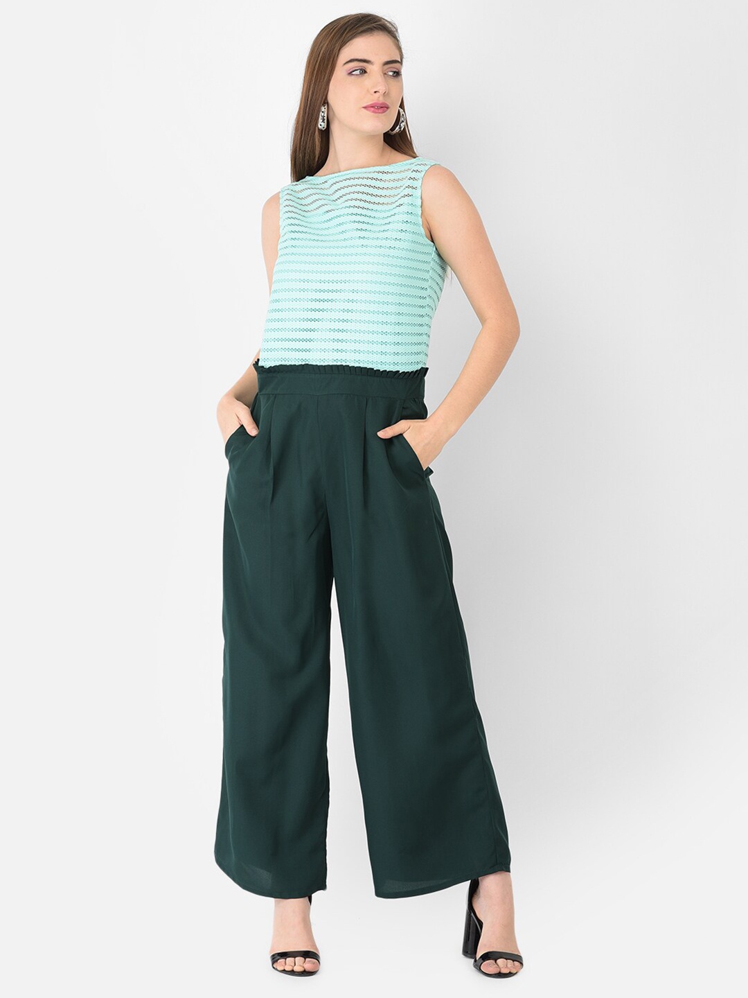 

Eavan Women Green Culotte Jumpsuit