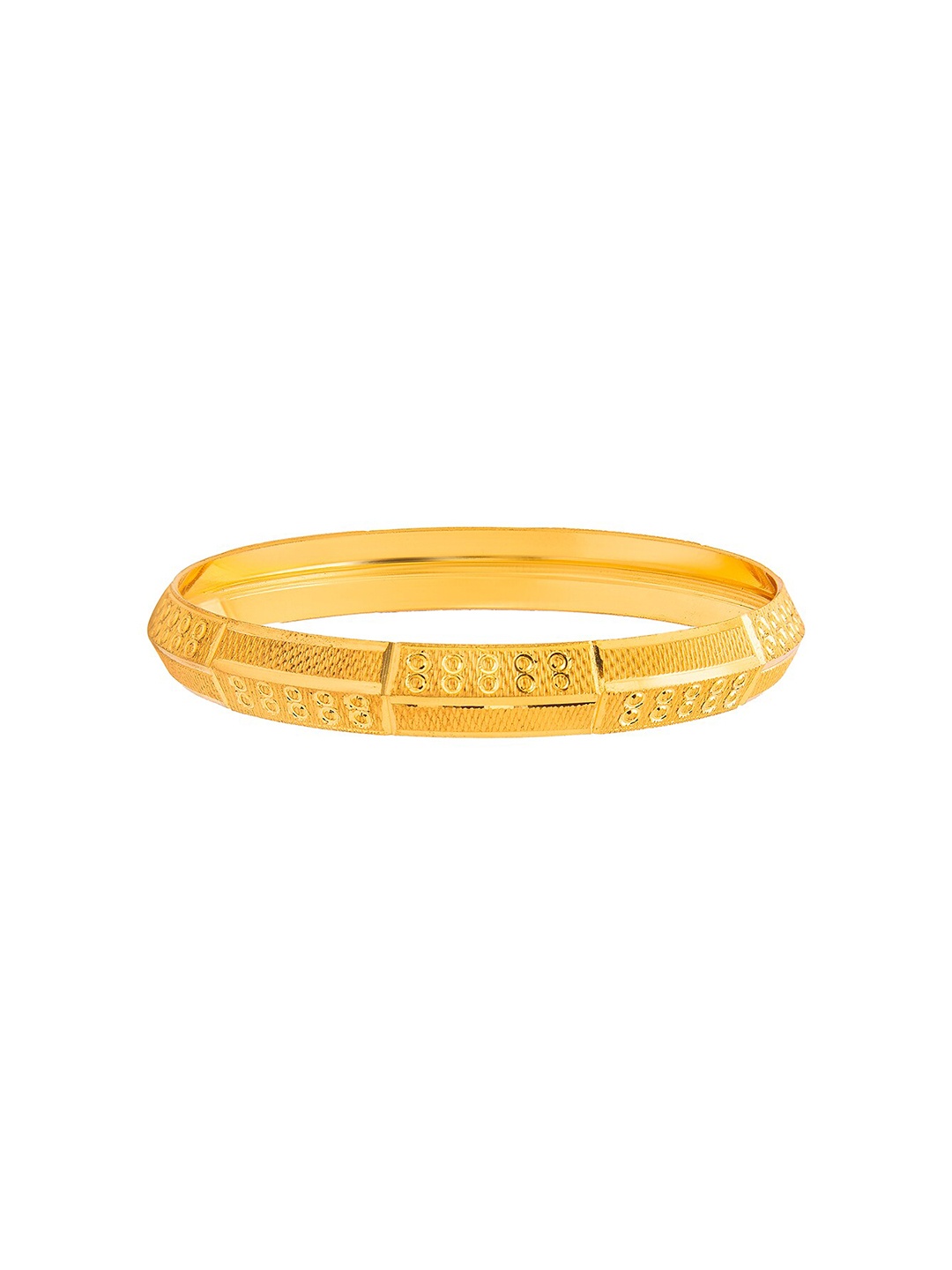 

bodha Men Gold-Toned & Gold-Plated Kada Bracelet