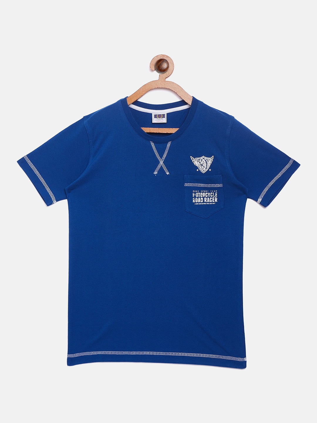 

Duke Boys Blue Typography V-Neck T-shirt