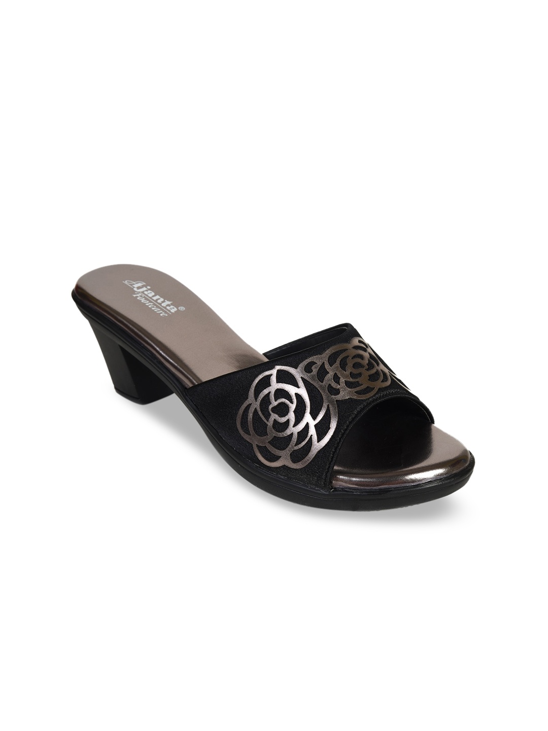 

Ajanta Black Block Heels