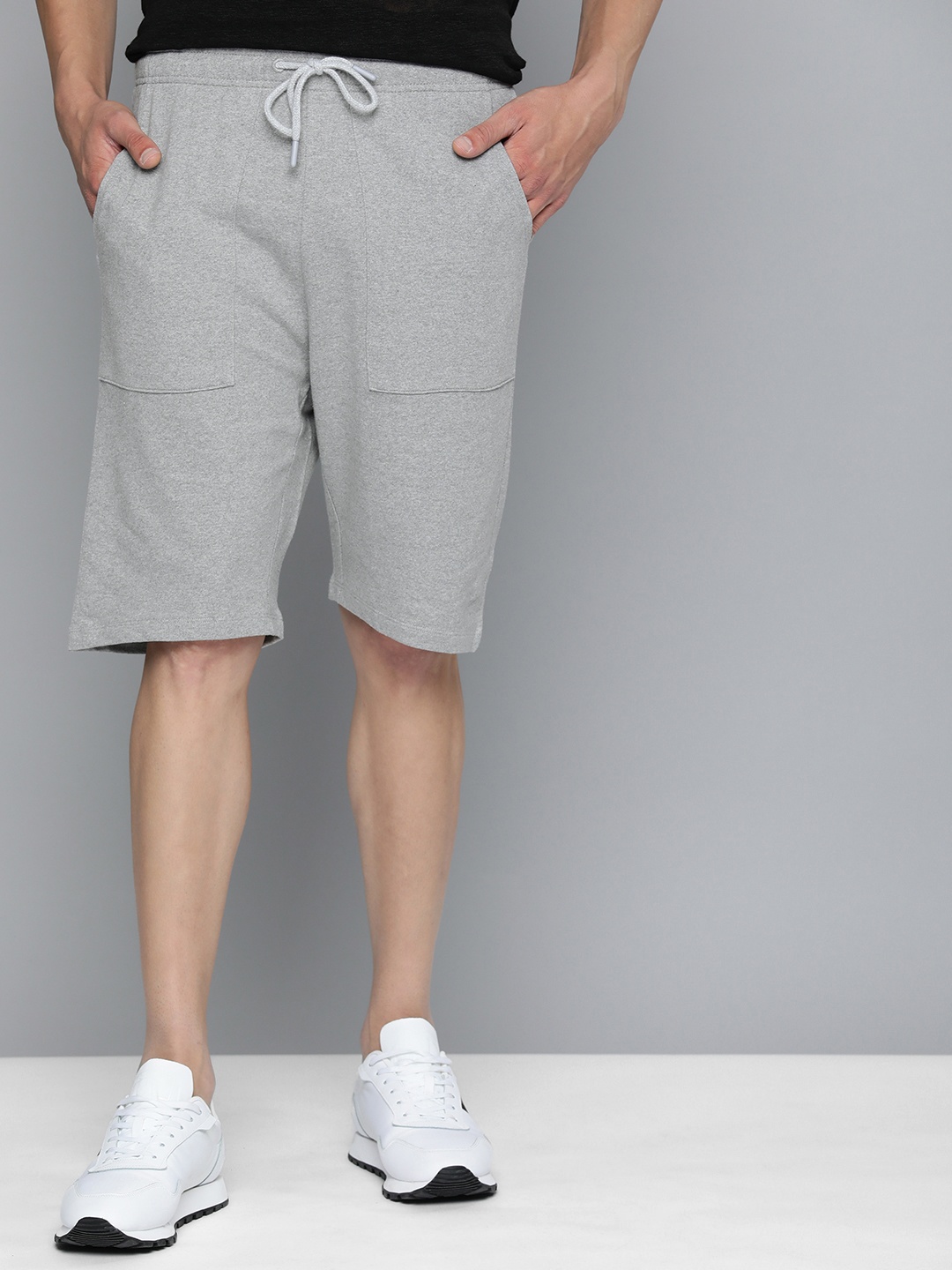 

Harvard Men Regular Shorts, Grey melange