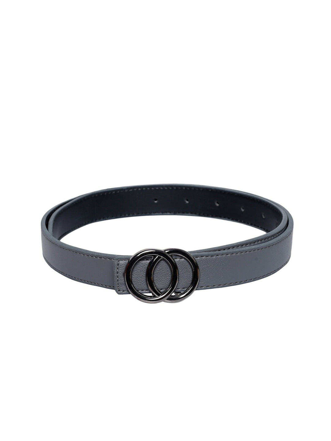 

thickskin Women Grey Textured PU Belt
