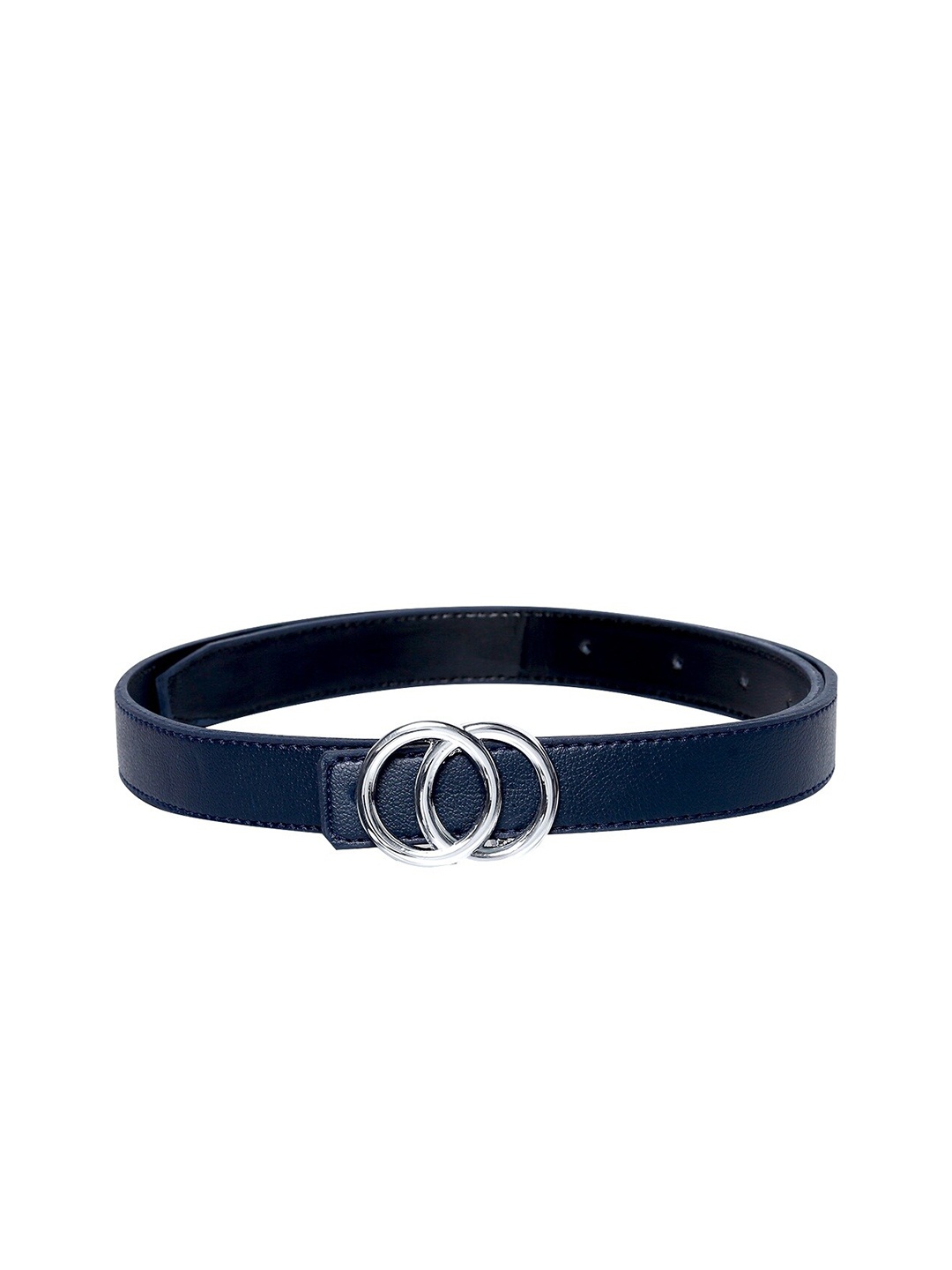 

thickskin Women Navy Blue PU Belt