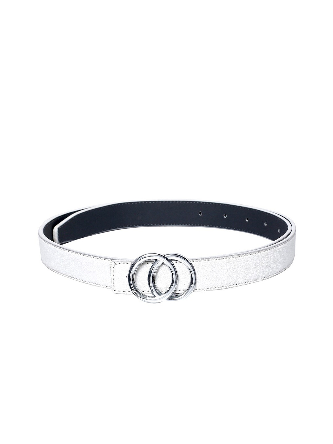 

thickskin Women White PU Belt