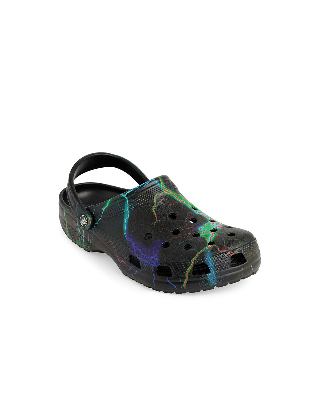 

Crocs Unisex Black & Green Clogs Sandals