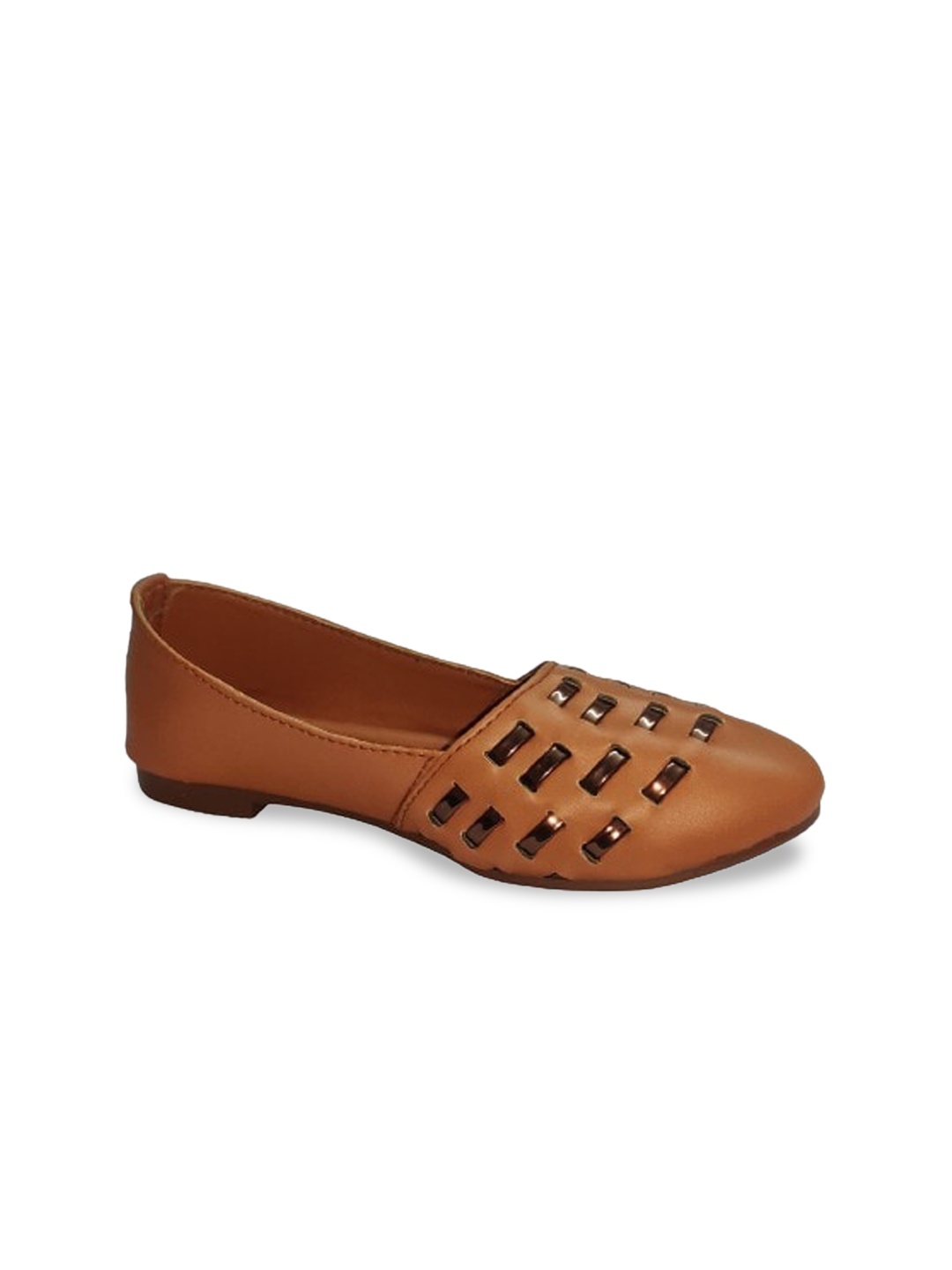 

WOMENS BERRY Women Yellow Embellished Ballerinas Flats