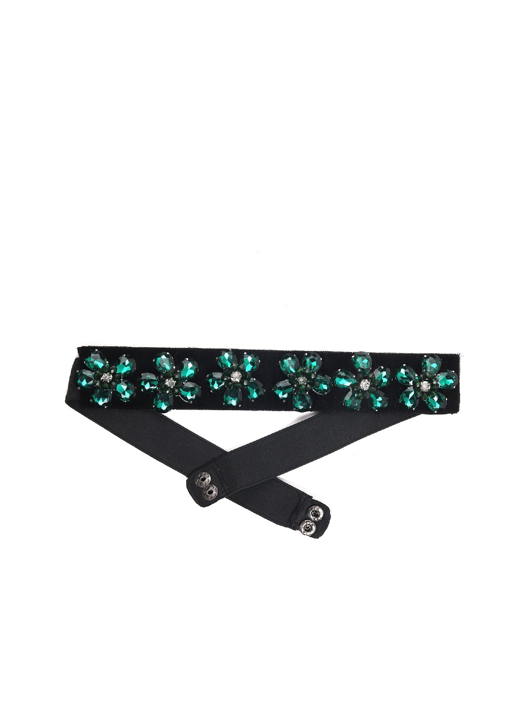 

ODETTE Women Black Embellished Belt