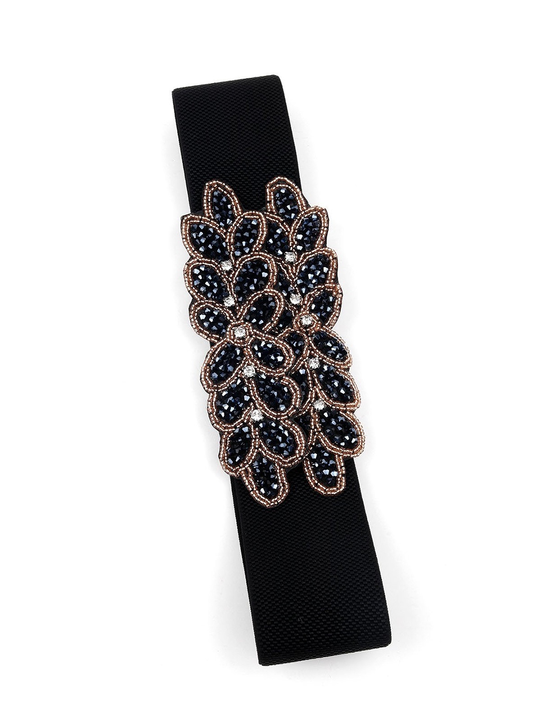 

ODETTE Women Black Embellished Belt