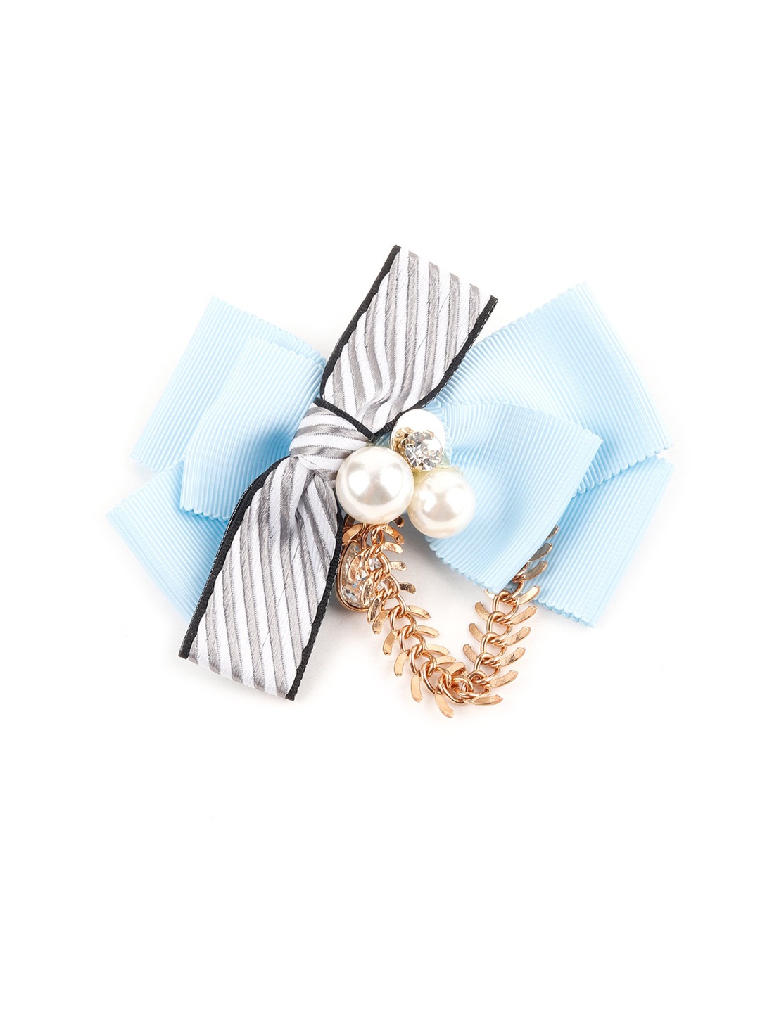 

ODETTE Women Gold-Toned White Brooch