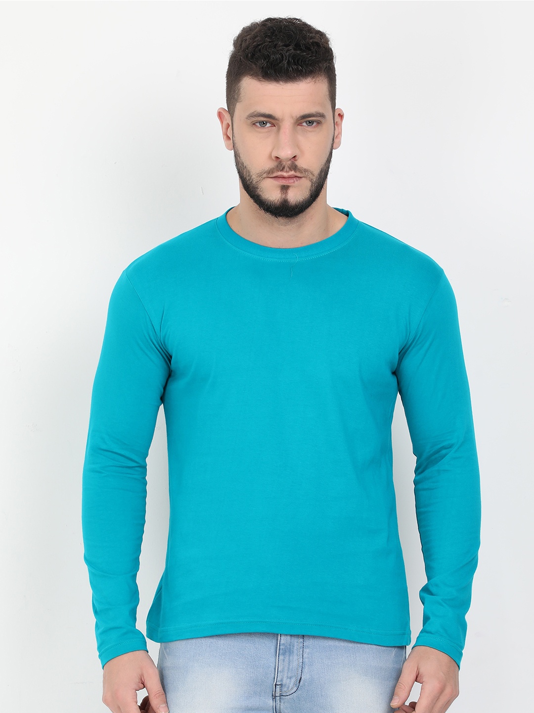 

Fleximaa Men Blue T-shirt
