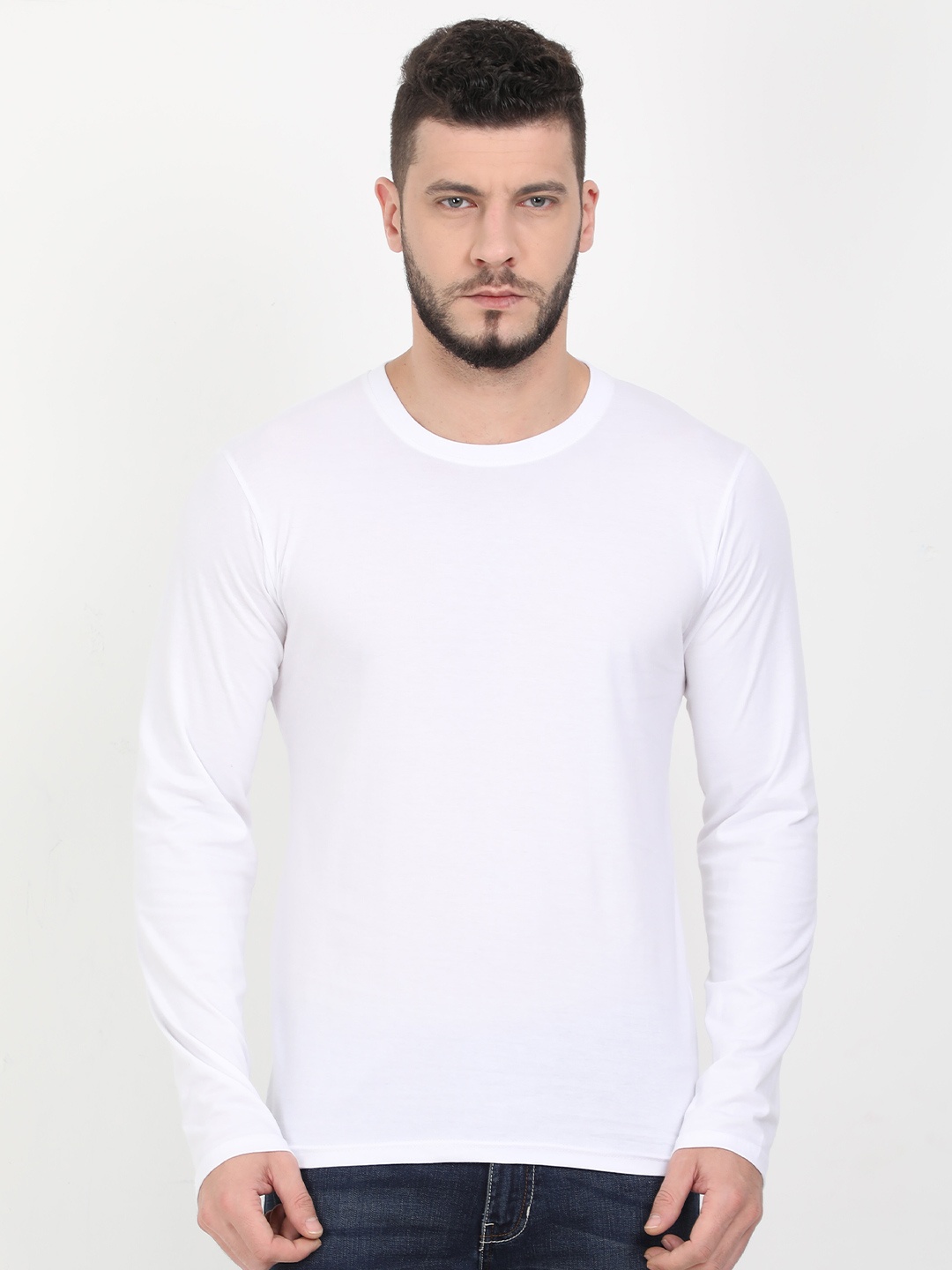 

Fleximaa Men White T-shirt