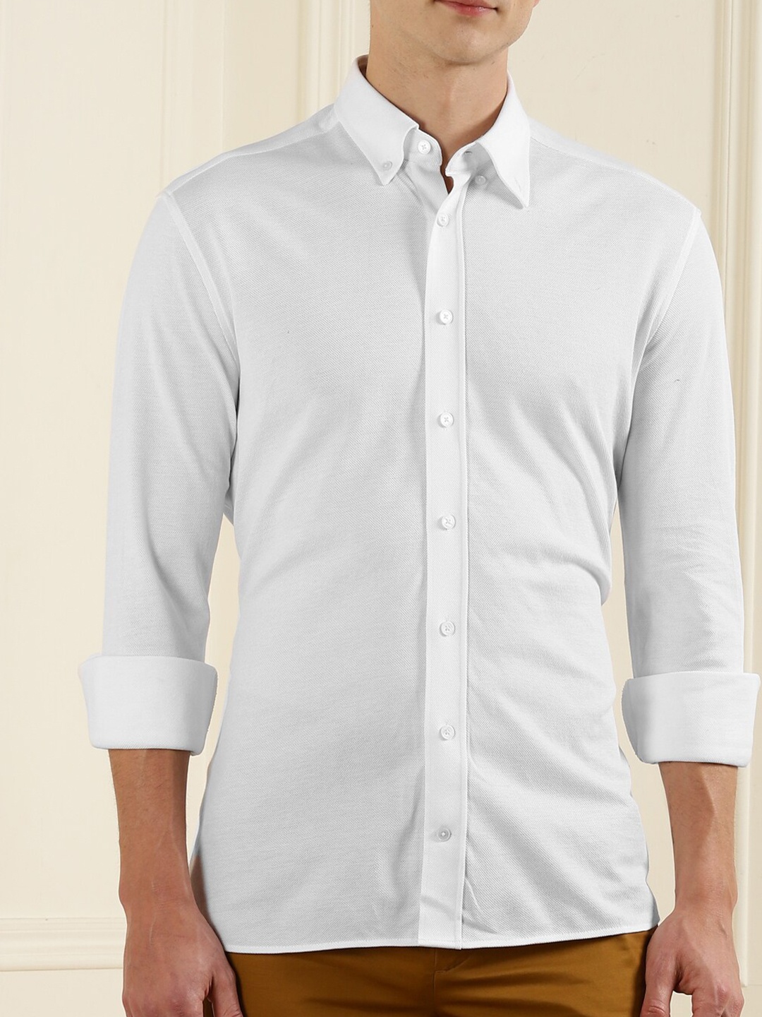 

HACKETT LONDON Men White Casual Shirt