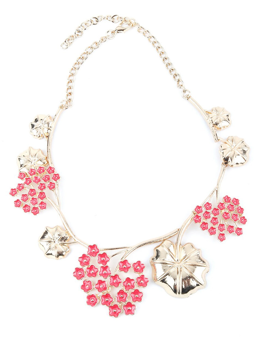 

ODETTE Gold-Toned & Orange Necklace