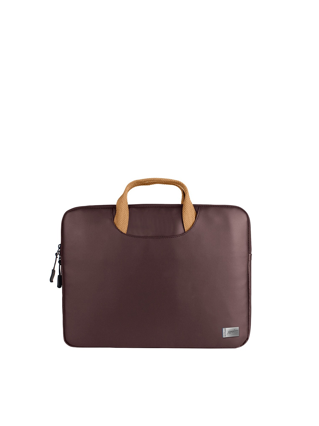 

AirCase Unisex Brown 15.6 Inch Leather Laptop Sleeve with Handle