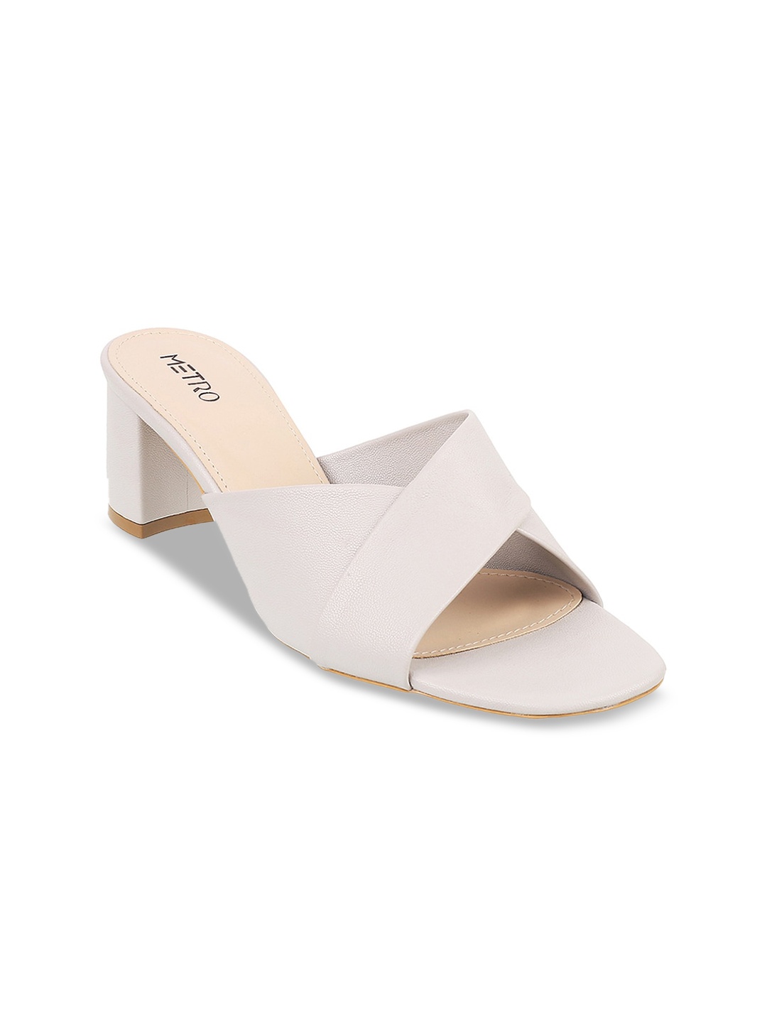 

Metro Women Grey Block Heels