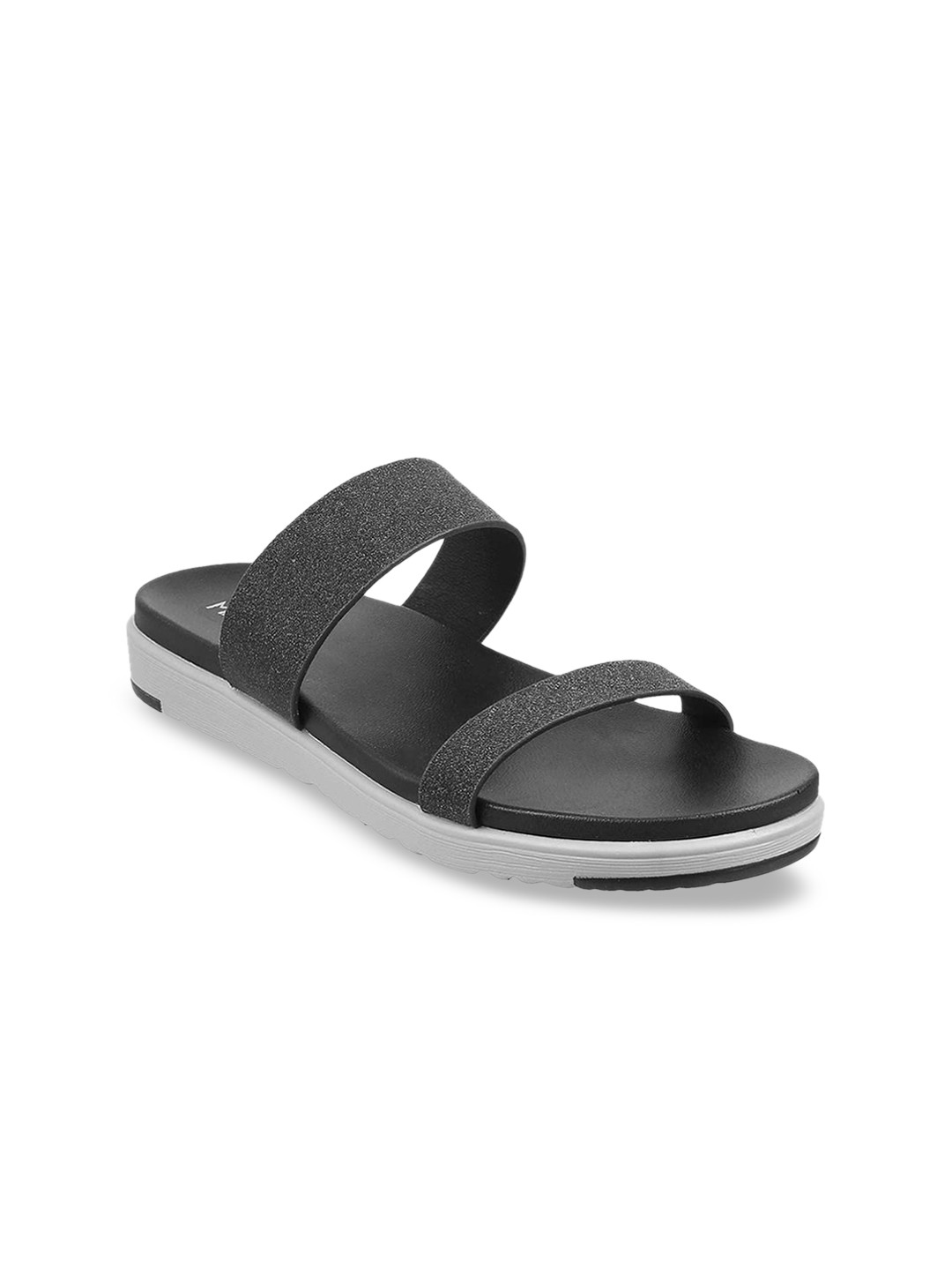 

Metro Women Black Open Toe Flats