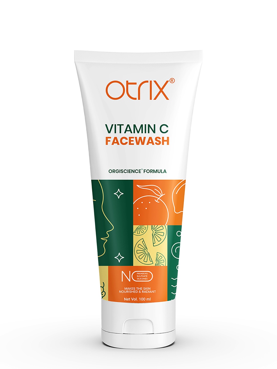 

Otrix Vitamin C Face Wash For Clean & Brighten Skin, Oil-Free Look & Instant Glow, White