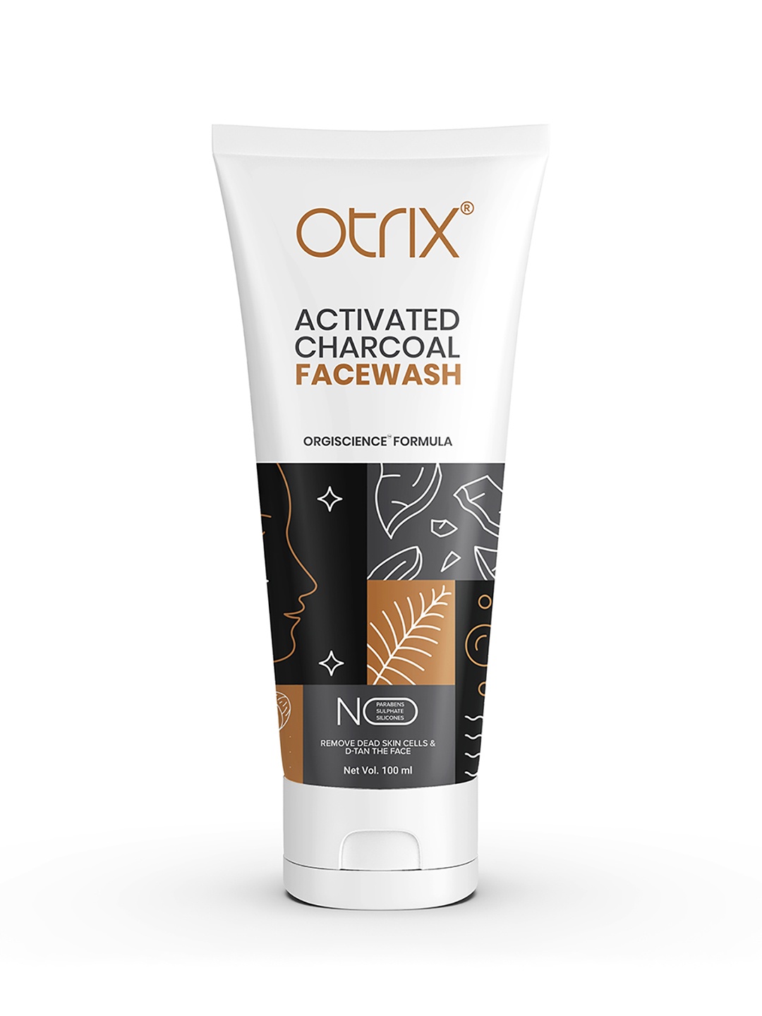 

Otrix Activated Charcoal Deep Cleansing Face Wash, For Oily Skin-100ml, White