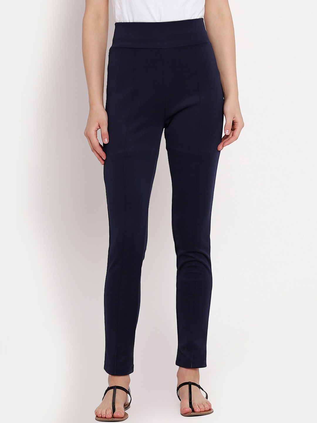 

Nun Navy Skinny Fit Jeggings, Navy blue
