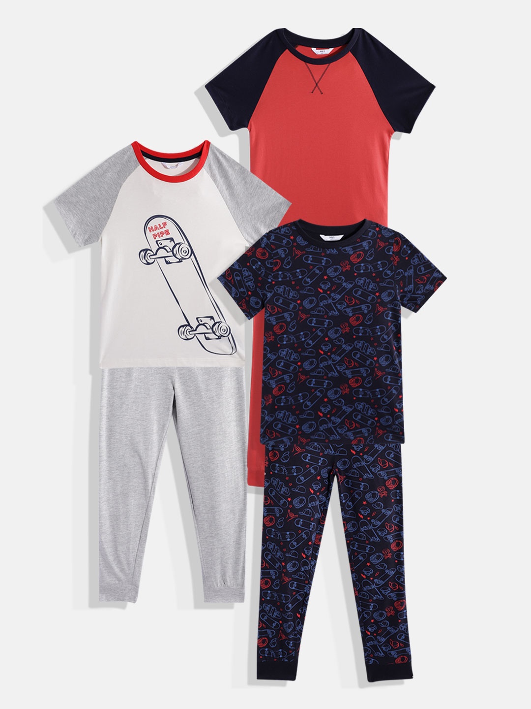 

Marks & Spencer Kids Pack Of 3 Clothing Set, Red